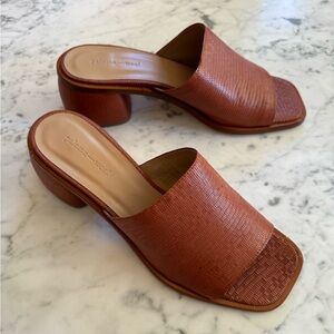 Paloma Wool Oslo Leather Slides 9/40